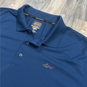 Greg Norman Five Iron Polo Shirt Blue Men's XXLarge